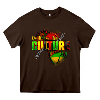 Chocolate Brown Do it for the culture Heavy Core Tee - FaDigitalArtStudio