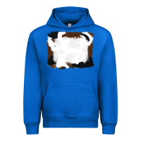 Cobalt cowhide frames background Urban Hoodie - RanaPortraitStore