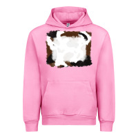 Fuchsia Pink cowhide frames background Urban Hoodie - RanaPortraitStore