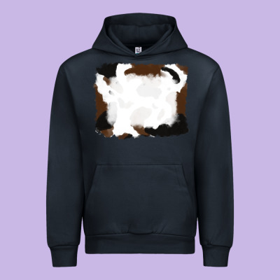 Cowhide Frames Background Urban Hoodie Designed By Ranaportraitstore