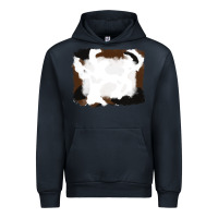 Navy cowhide frames background Urban Hoodie - RanaPortraitStore