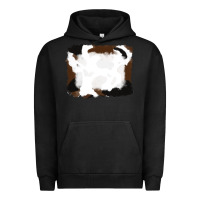 Pigment Black cowhide frames background Urban Hoodie - RanaPortraitStore