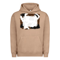 Pigment Burro cowhide frames background Urban Hoodie - RanaPortraitStore