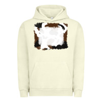Pigment Pistachio cowhide frames background Urban Hoodie - RanaPortraitStore