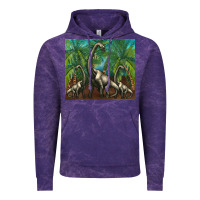 Cloud Purple brachiosaurus Vintage Hoodie - Artiststas