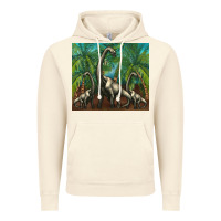 Vintage Artic brachiosaurus Vintage Hoodie - Artiststas
