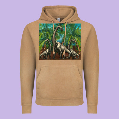 Brachiosaurus Vintage Hoodie Designed By Artiststas