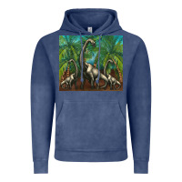 Vintage Denim brachiosaurus Vintage Hoodie - Artiststas