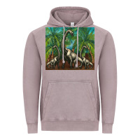 Vintage Zinc brachiosaurus Vintage Hoodie - Artiststas