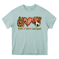 Arona Peace Love Jack Russel Heavy Core Tee - Jasminsmagicworld
