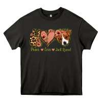 Asphalt Peace Love Jack Russel Heavy Core Tee - Jasminsmagicworld