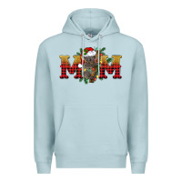 Blue Mist Christmas koala mom Premium Hoodie - BarkalooDesign