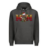 Charcoal Heather Christmas koala mom Premium Hoodie - BarkalooDesign