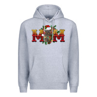 Heather Grey Christmas koala mom Premium Hoodie - BarkalooDesign