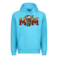 Ocean Blue Christmas koala mom Premium Hoodie - BarkalooDesign