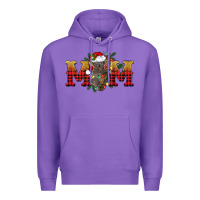 Purple Christmas koala mom Premium Hoodie - BarkalooDesign