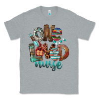 Heather Grey One Loved Nurse Classic Tee - FaDigitalArtStudio