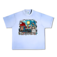 Grape Ice Happy Easter Urban Heavy Tee - CowhideDigitalArt