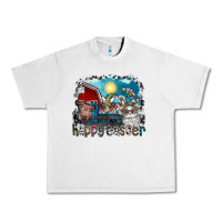 Lunar Rock Happy Easter Urban Heavy Tee - CowhideDigitalArt