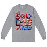 Heather Grey Best Dad Ever Long Sleeve Tee - LillyAllenDesigns