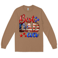 Toasted Coconut Best Dad Ever Long Sleeve Tee - LillyAllenDesigns