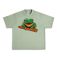 Oil Green frog Urban Heavy Tee - Jasminsmagicworld
