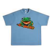 Pebble Blue frog Urban Heavy Tee - Jasminsmagicworld