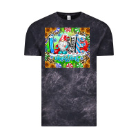 Cloud Black Love Christmas gnome Vintage Tee - CowhideDigitalArt