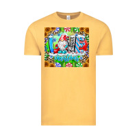 Vintage Mustard Love Christmas gnome Vintage Tee - CowhideDigitalArt