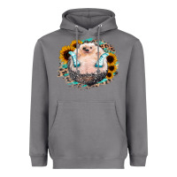 Storm Sunflower Leopard Hedgehog Heavyweight Hoodie - Jasminsmagicworld