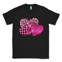 Black breast cancer hearts Classic Tee - FaDigitalArtStudio