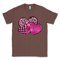 Chestnut breast cancer hearts Classic Tee - FaDigitalArtStudio