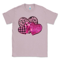 Lilac breast cancer hearts Classic Tee - FaDigitalArtStudio