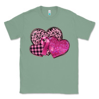 Sage breast cancer hearts Classic Tee - FaDigitalArtStudio