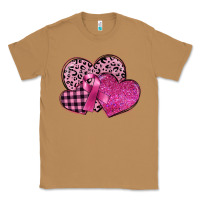 Toasted Coconut breast cancer hearts Classic Tee - FaDigitalArtStudio