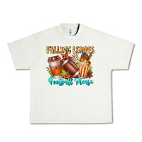 Falling Leaves Football Please Urban Heavy Tee | Teevron