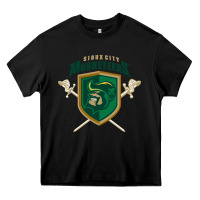 Black sioux city musketeers Heavy Core Tee - DesigneFamous