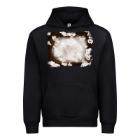 Black cowhide frames background Urban Hoodie - RanaPortraitStore