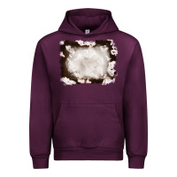 Mauve Wine cowhide frames background Urban Hoodie - RanaPortraitStore