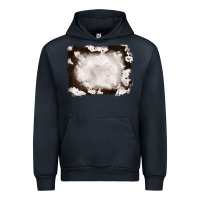 Navy cowhide frames background Urban Hoodie - RanaPortraitStore