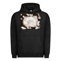 Pigment Black cowhide frames background Urban Hoodie - RanaPortraitStore