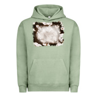 Pigment Oil Green cowhide frames background Urban Hoodie - RanaPortraitStore
