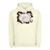 Pigment Pistachio cowhide frames background Urban Hoodie - RanaPortraitStore