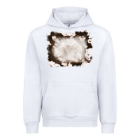 White cowhide frames background Urban Hoodie - RanaPortraitStore
