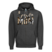 Charcoal Heather soccer mom Zipper Hoodie - Jasminsmagicworld