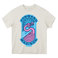 Cream madison fc art Heavy Core Tee - DesigneFamous