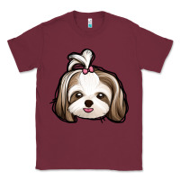 Burgundy shih tzu Classic Tee - Jasminsmagicworld
