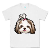 White shih tzu Classic Tee - Jasminsmagicworld