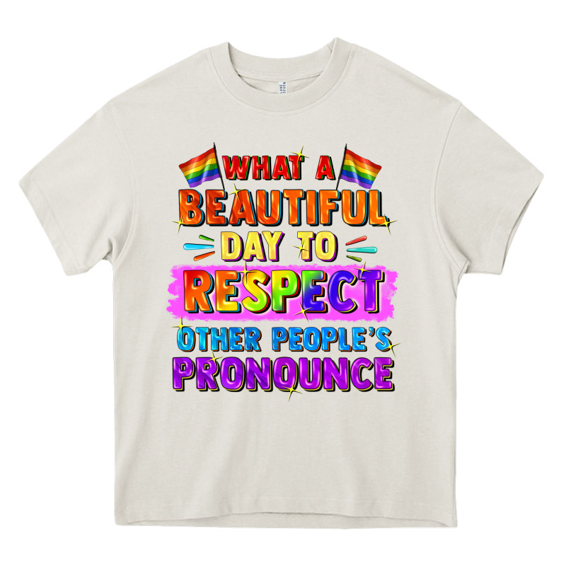 What A Beautiful Day To Respect Other People Heavy Core Tee by FaDigitalArtStudio | Teevron