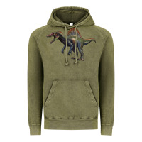 Vintage Olive spinosaurus Vintage Hoodie - Artiststas